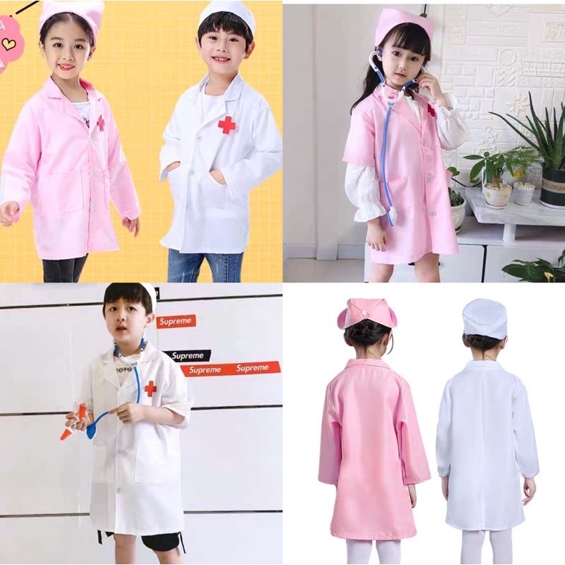 kostum baju anak children costum doctor police fireman nurse worker kostum hallowen