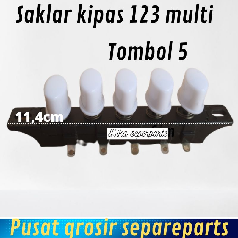 saklar kipas angi multi tombol 5