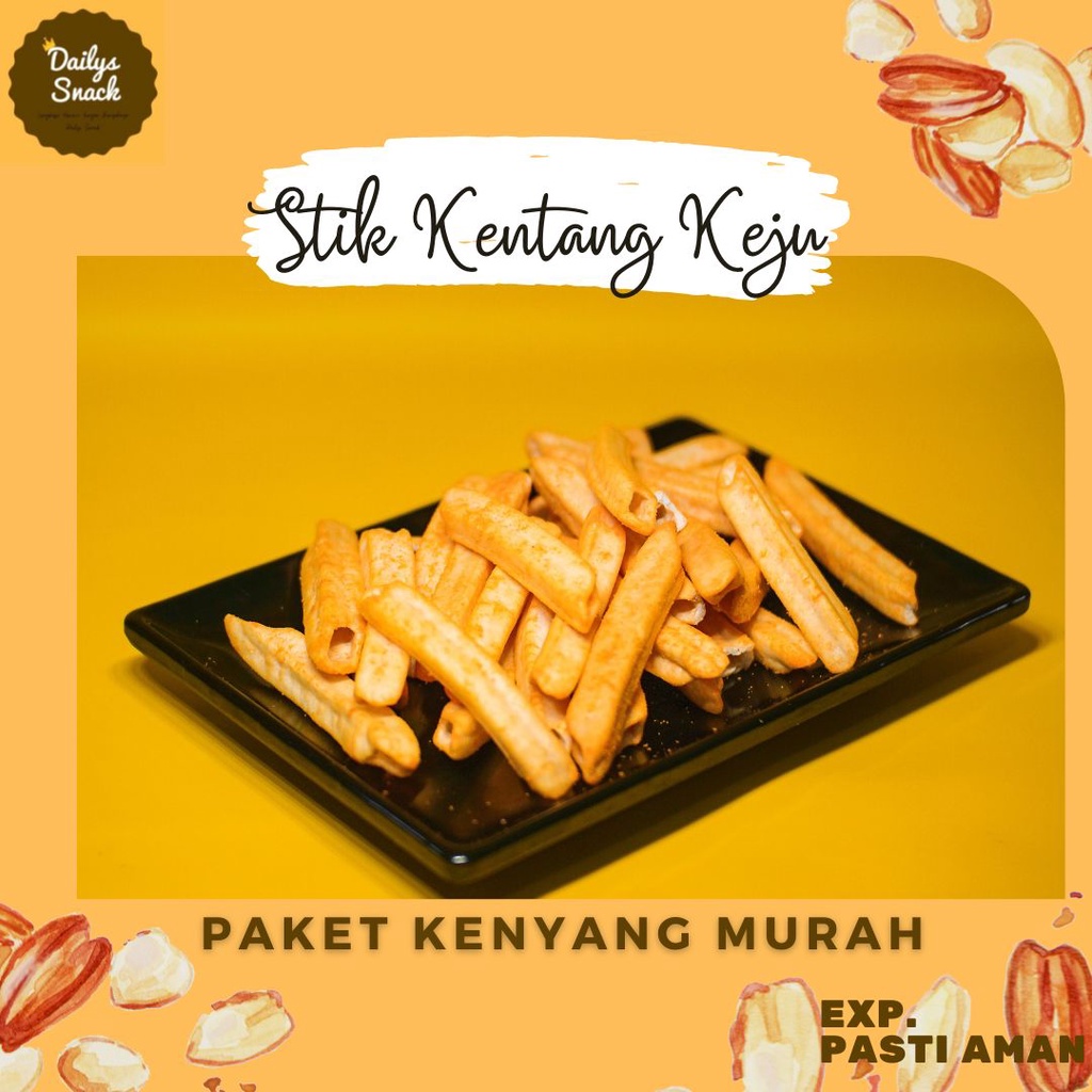 

SNACK KILOAN- STIK KENTANG BALADO / KEJU 250 GRAM