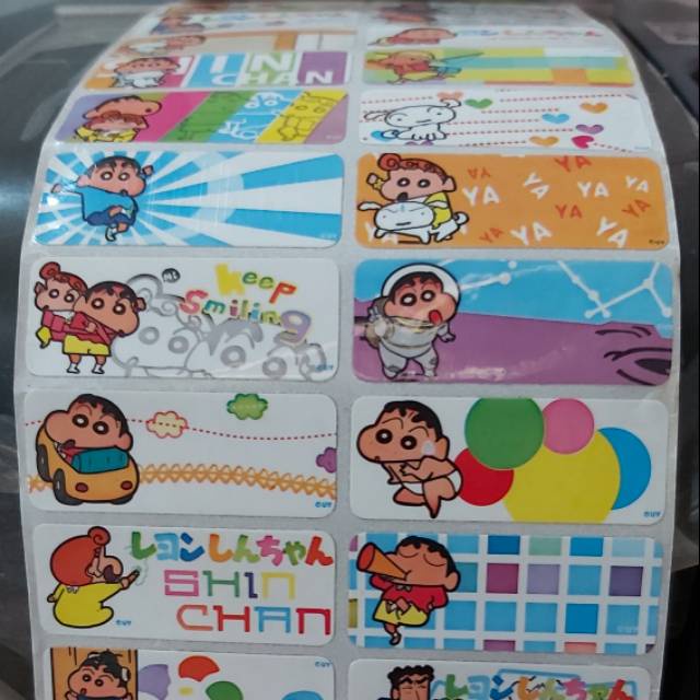 

Label nama CRAYON SINCHAN shinchan waterproof tahan air