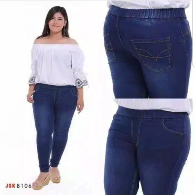 Soft jeans FULL KARET JUMBO / Jeans Legging /Jegging