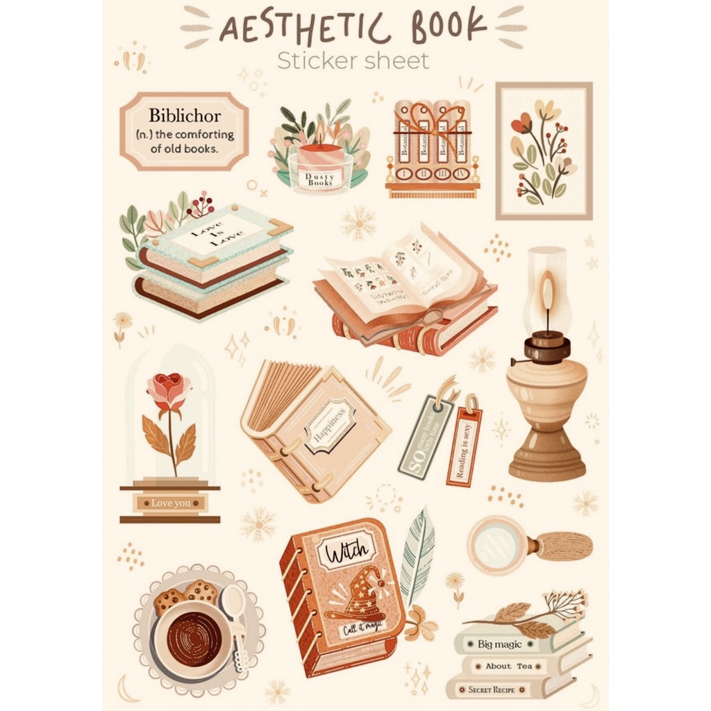 

Sticker Sheet Aesthetic Tumbler - 102 vol 1