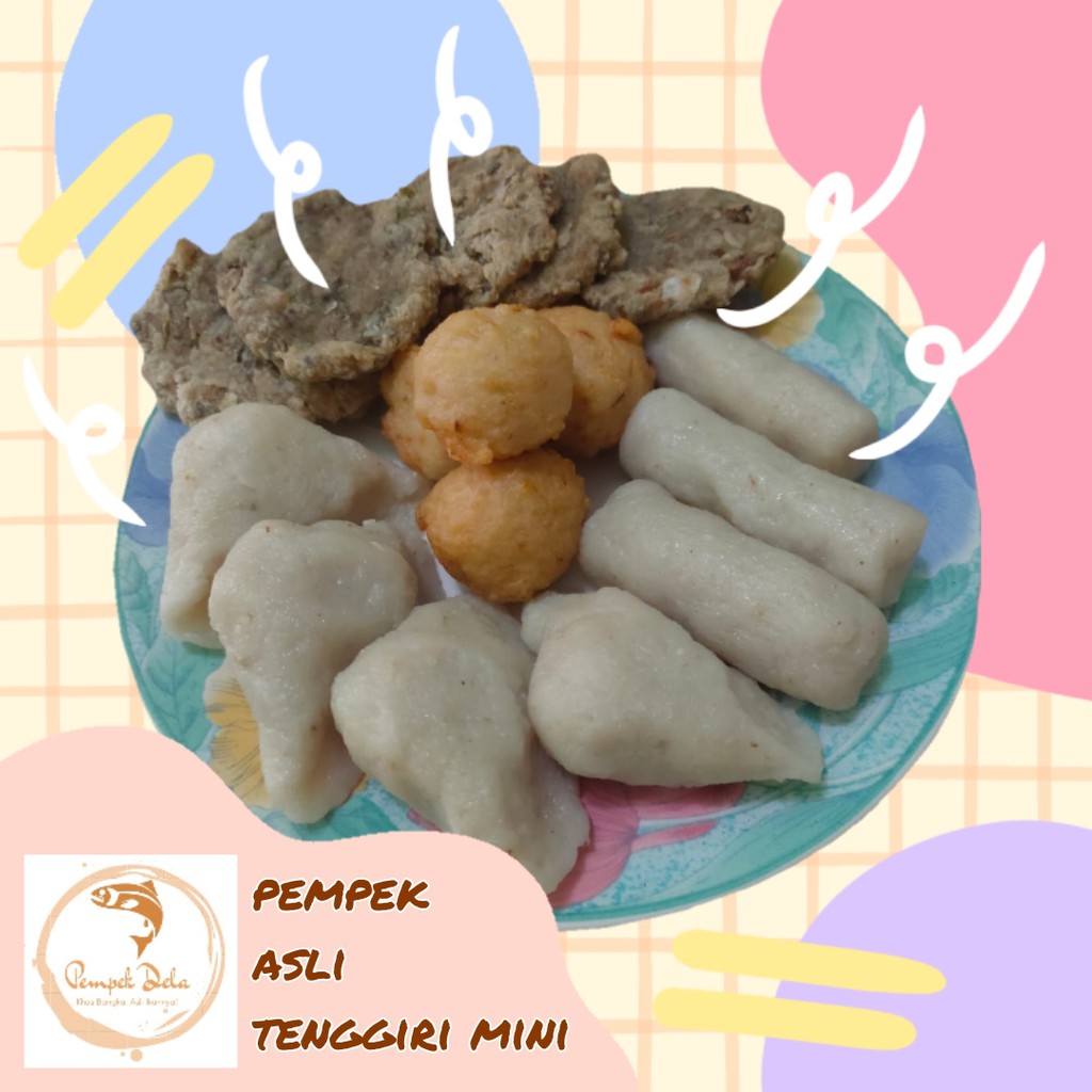 

Pempek Asli Tenggiri Mini - Pempek Dela ( Pempek Bangka )