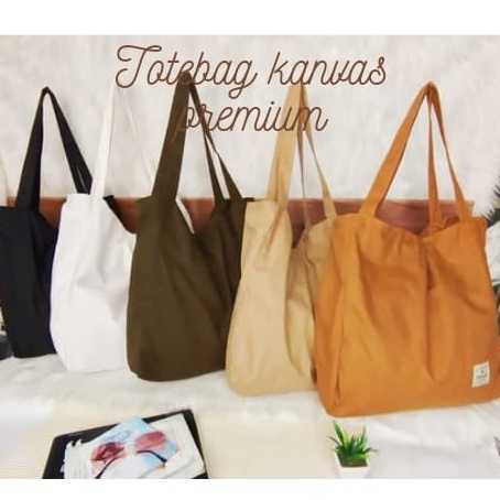 TAS TOTE BAG POLOS / NUDIE BAG / TOTEBAG KANVAS BAHAN SUEDING TEBAL LEMBUT MURAH DAN CUSTOM SABLON