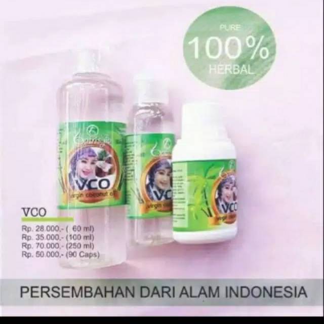 

Virgin Coconut Oil (VCO) Minyak Kelapa Murni Batrisyia Herbal 60ml