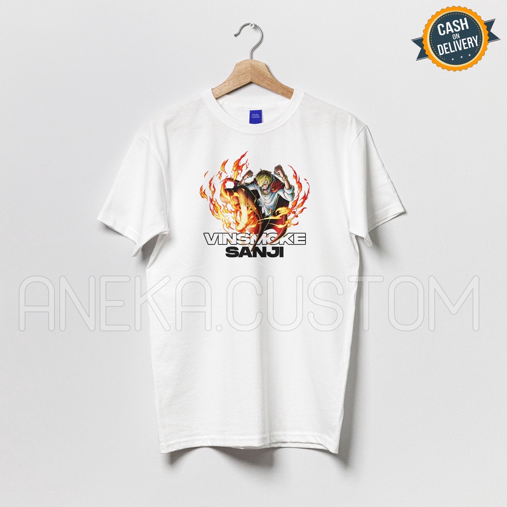 KAOS DISTRO AINME ONE PIECE SANJI / KAOS VINSMOKE SANJI AIME ONE PIECE