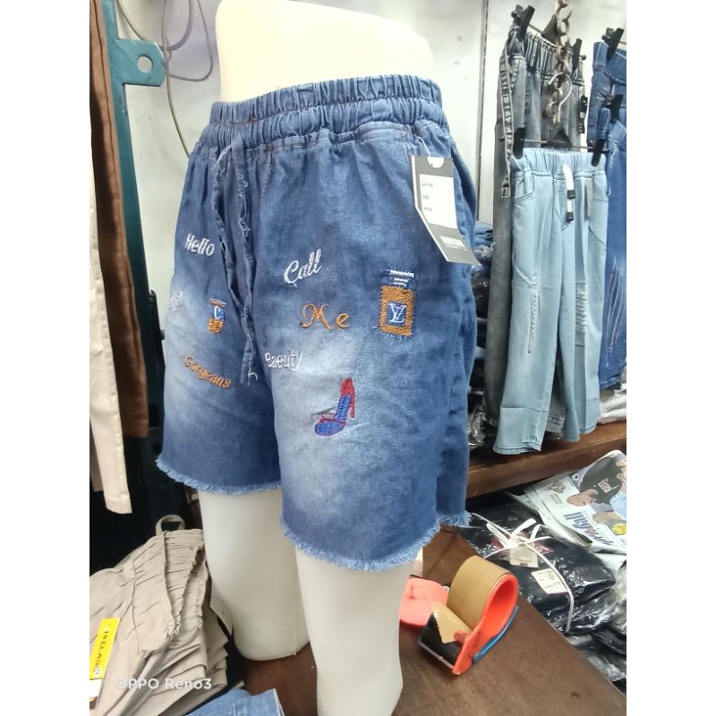 Celana Pendek Jeans Wanita Hot Pants Rawis Santai