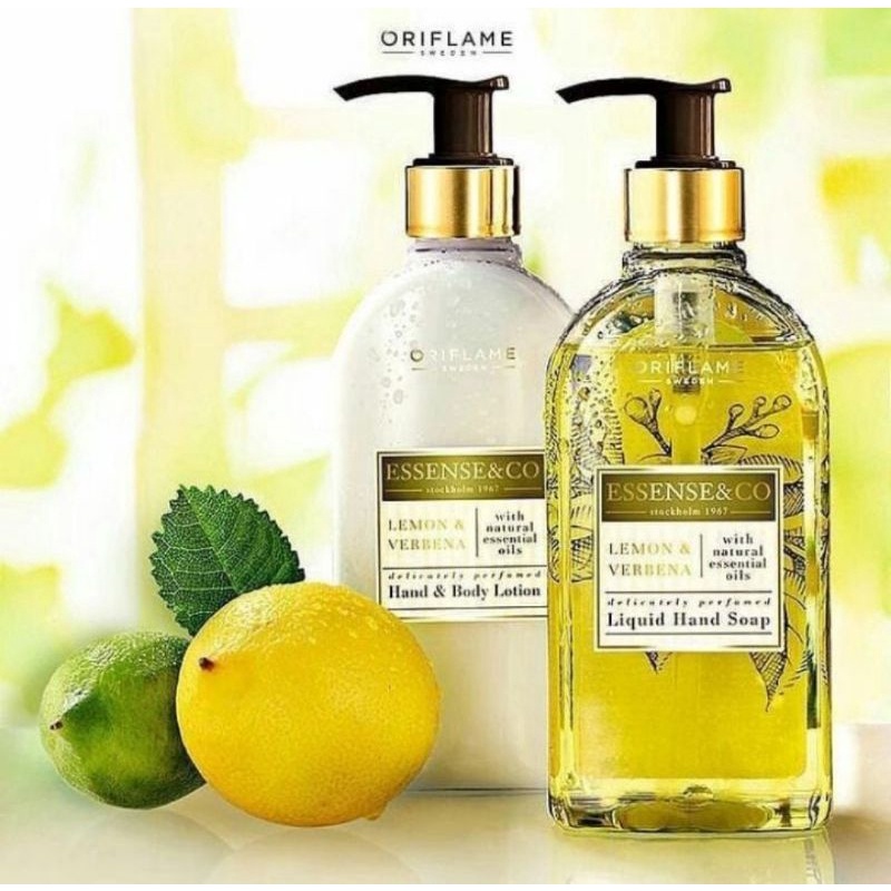 essense&co lemon & verbena body lotion / body wash