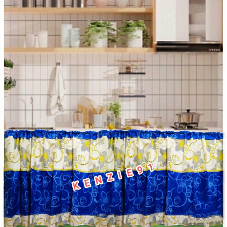 -Floral biru