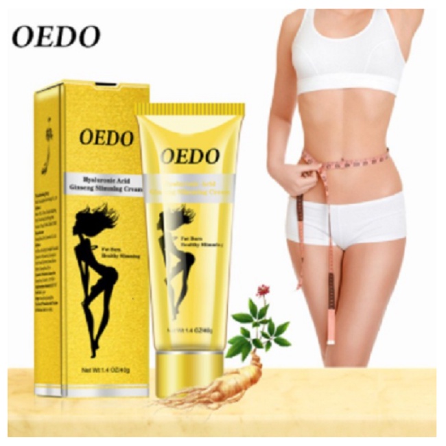 Krim Pelangsing Pembakar Lemak Dengan Hyaluronic Acid & Ginseng 40g Oedo Slimming B