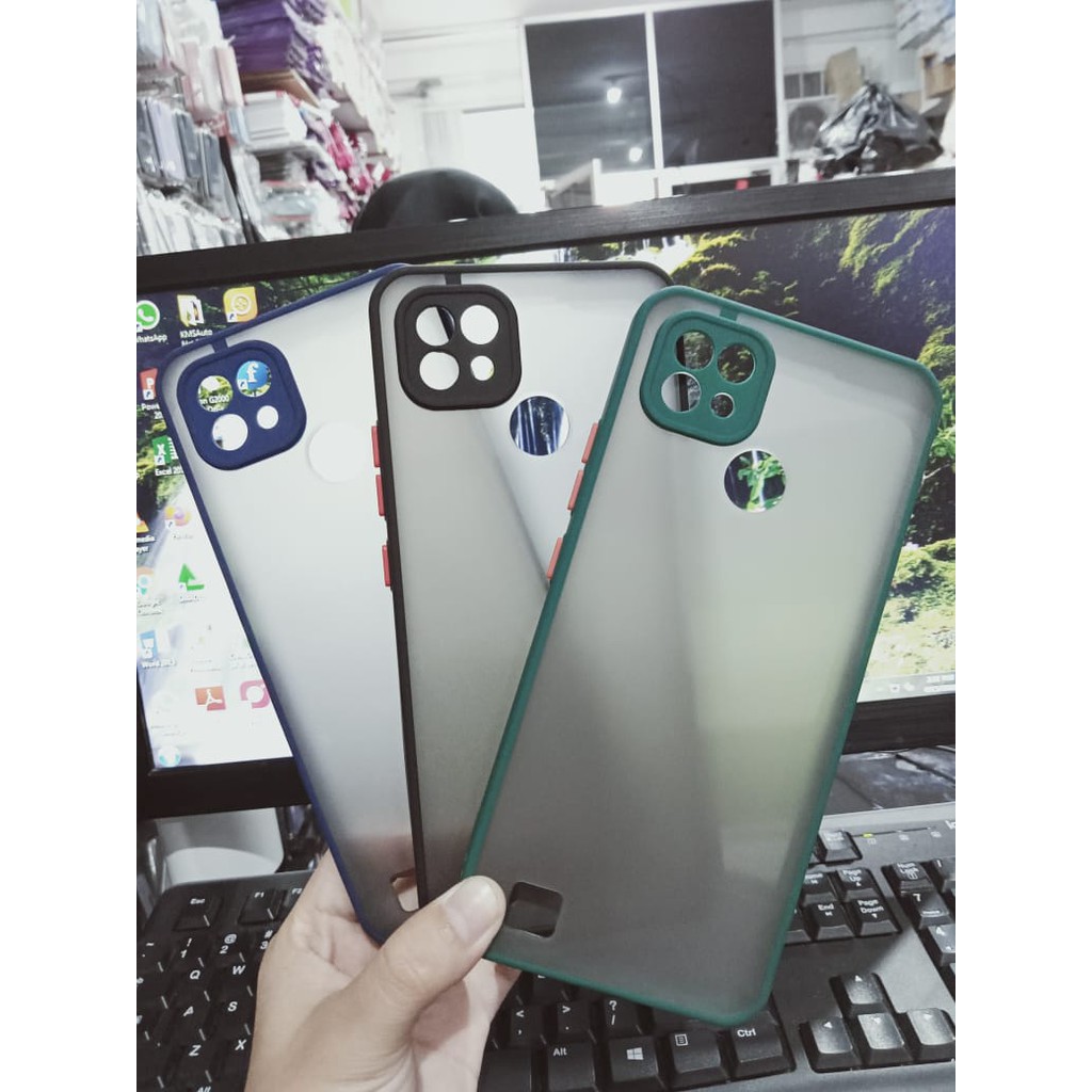 Bumper AERO CASE Realme C21 6.5 Inc Premium Hardcase My Choice List Warna Matte