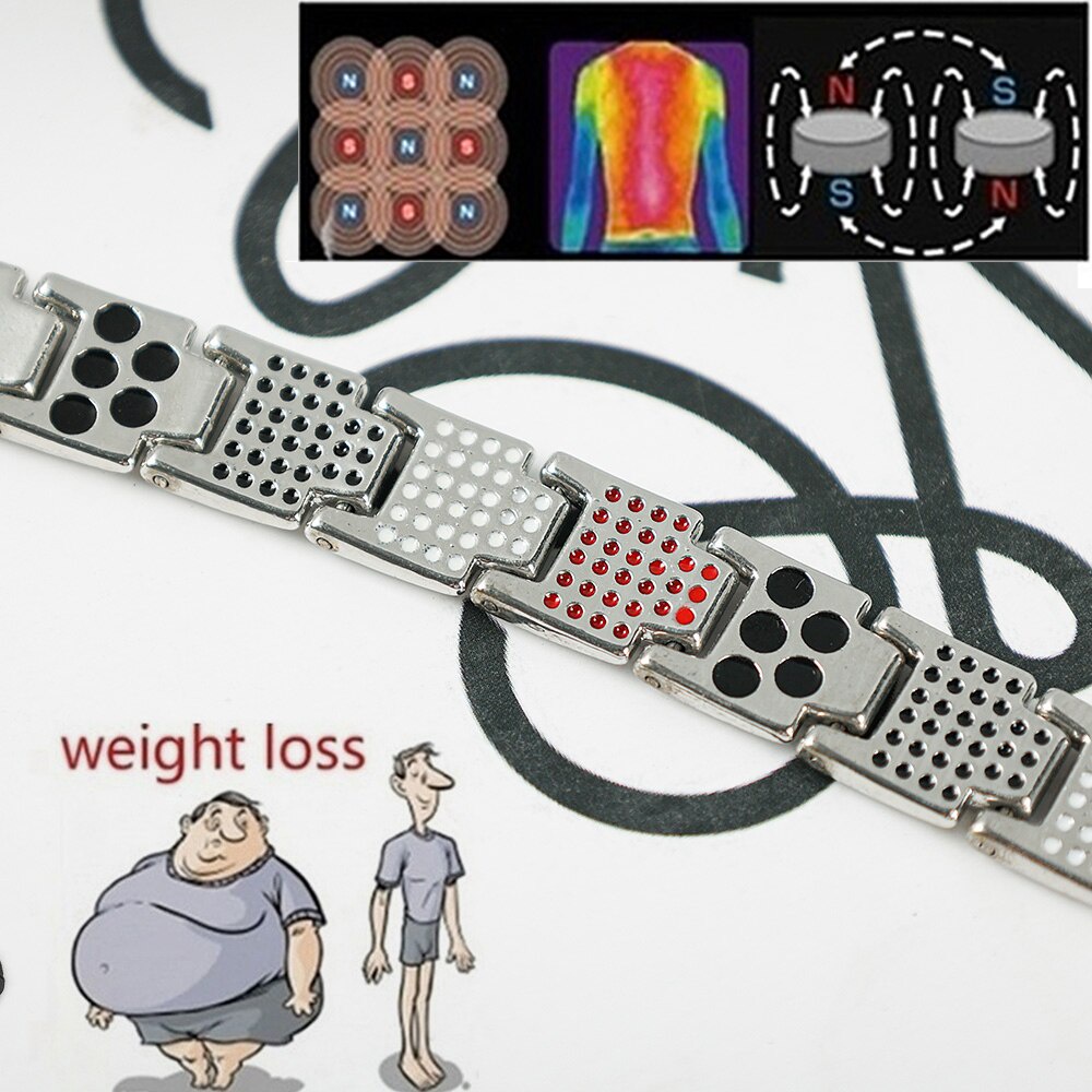 Magnetic Therapy Detachable Bracelet Unisex Promotion Metabolism and Blood Circulation Movement Slimming Bracelet