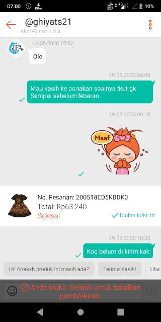 Baju Batik Anak Perempuan Usia 3-5 Tahun - Dress Anak - Gamis Batik Anak Tk - 001