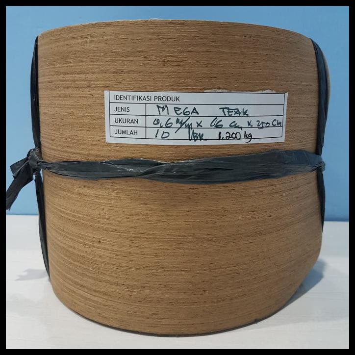 Vinir Venner Veneer Kayu Mega Teak Tebal 0.6Mm Pelapis Mebel Furniture