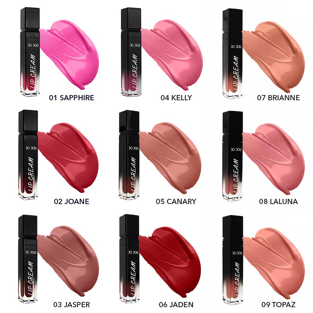 ❤️ Cloudy ❤️ XI XIU Lip Cream Light Pigmented Matte | XIXIU Lip Matte | Lipstik | Liptint