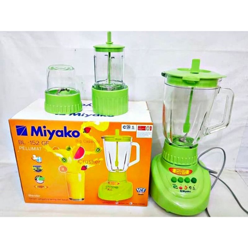 Blender MIYAKO BL - 152 GF Gelas / Pelumat Miyako 1,5 liter