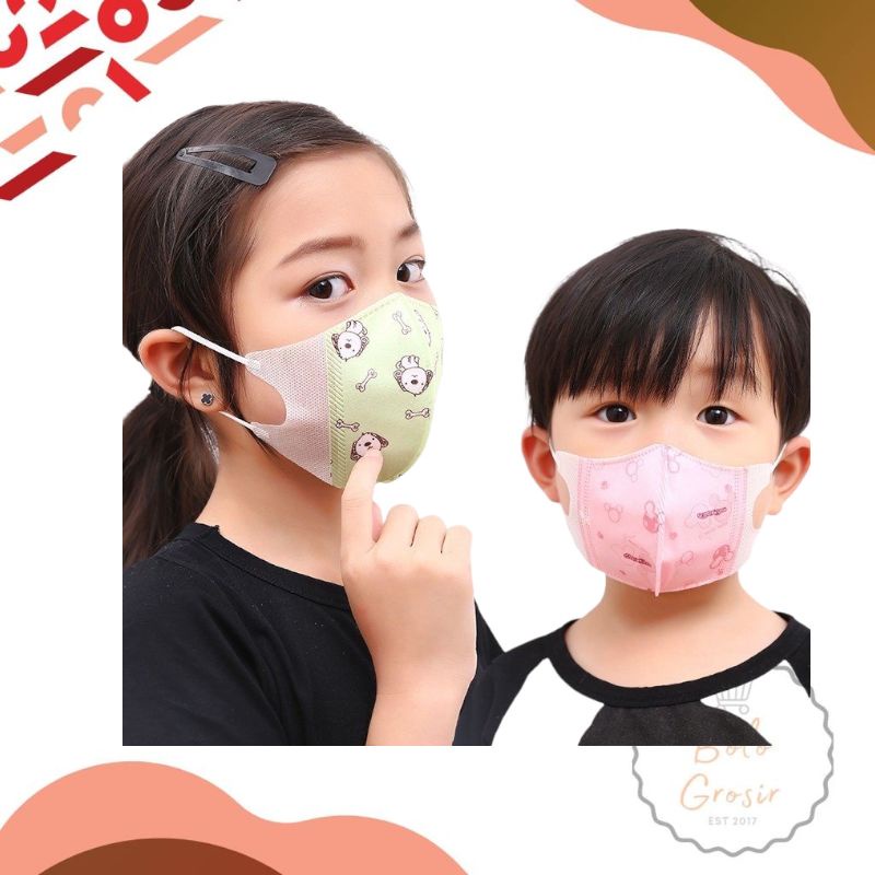 [MDA] Masker Duckbill Anak Lucu isi 10Pcs