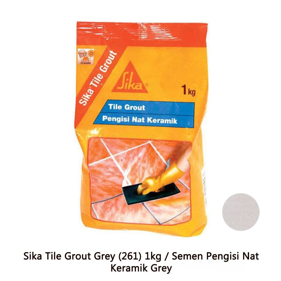 Sika Tile Grout 265 1kg Semen Pengisi Nat Keramik  Ivory 