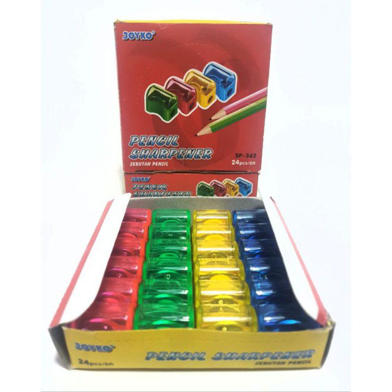 

Serutan Pensil /Rautan pensil JOYKO SP-362 Roti isi 24pcs(perpak)