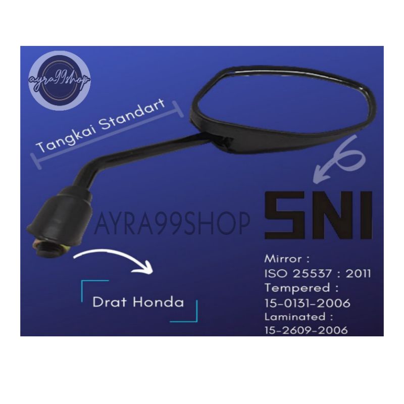 Spion Standart Honda Model Beat Spion Standart Honda