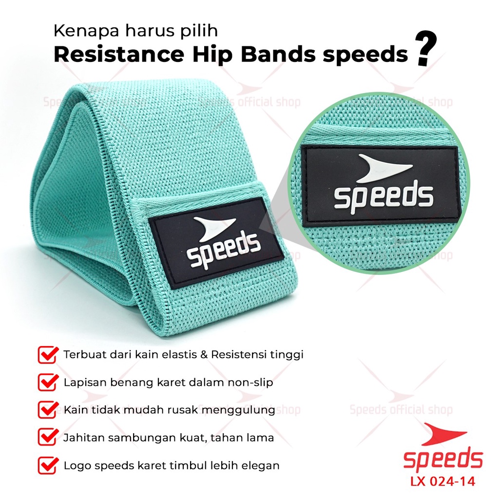 SPEEDS Tali Yoga Hip Bands Resistance Bands Tali Fitness Gym 024-14-1