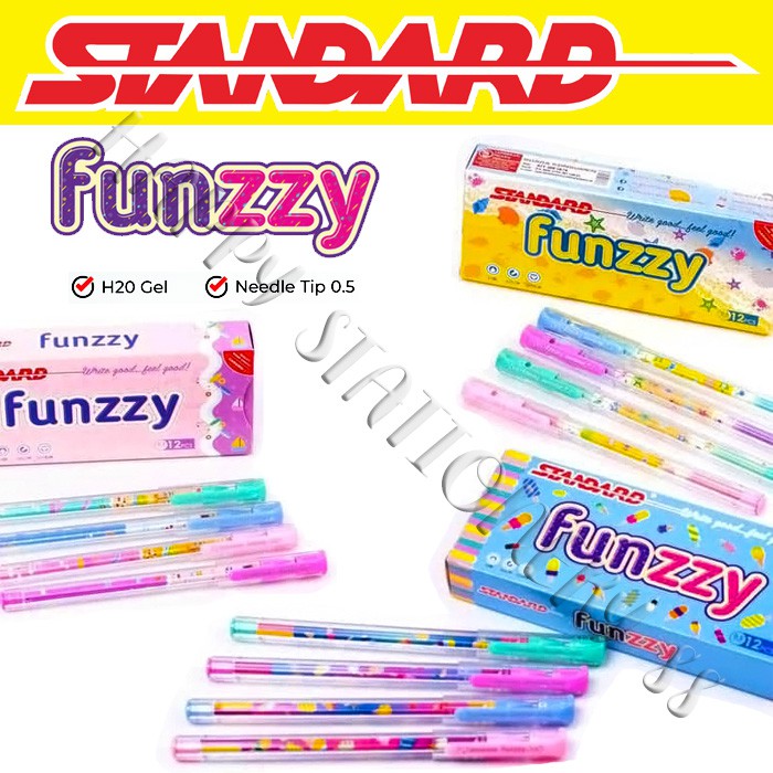 

PULPEN BOLPEN BALLPOINT STANDARD FUNZZY NEEDLETIP 0.5 - 12PCS PACK - HITAM