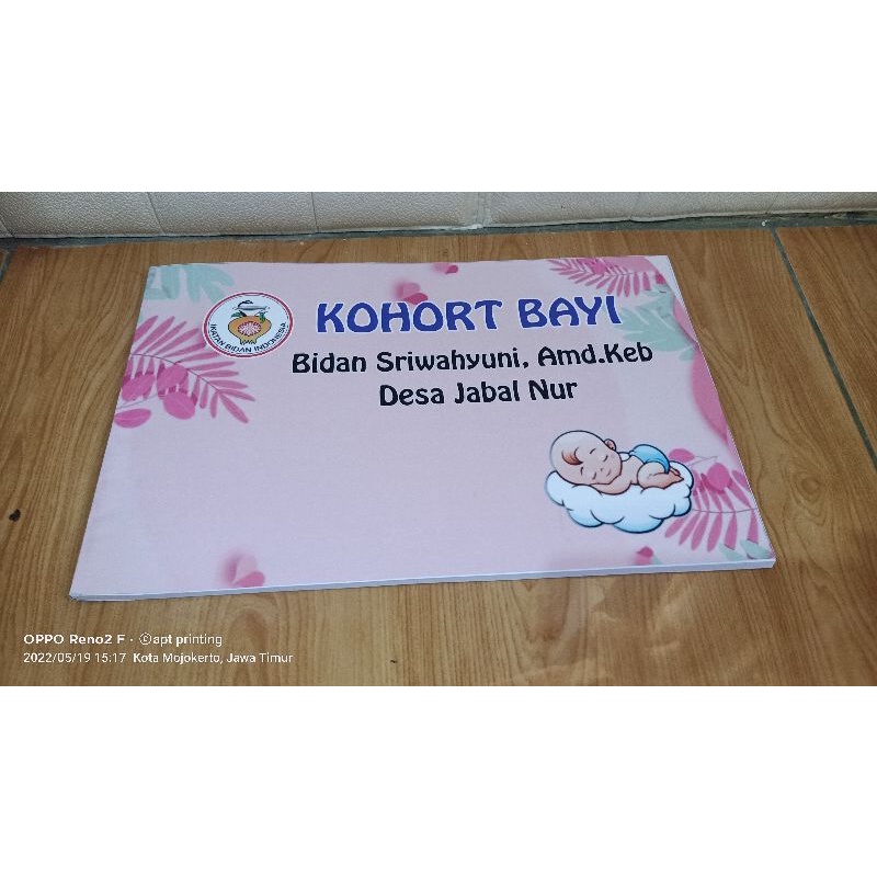 Buku Admin kebidanan custum COVER UKURAN FOLIO