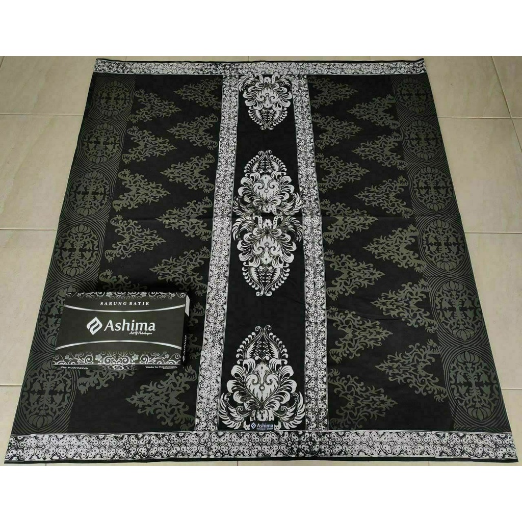 Sarung batik ashima dewasa as123 songket panahan klasik hijau army batik inkou gus azmi az zahir gus