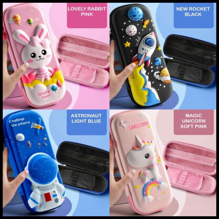 

Force | Tempat Pensil 3D Rocket Rabbit Hardtop Kotak Pencil Astronot