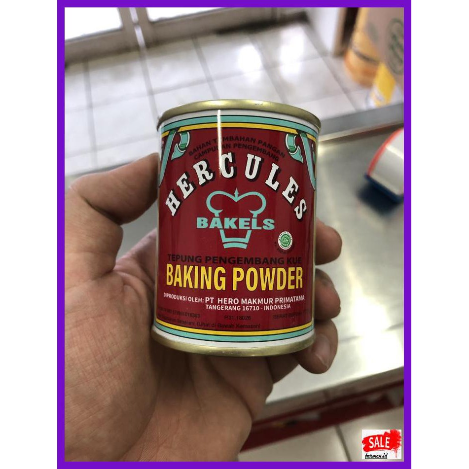 

DERPOWBAKING- HERCULES BAKING POWDER DOUBLE ACTING 110 GR -ASLIII.