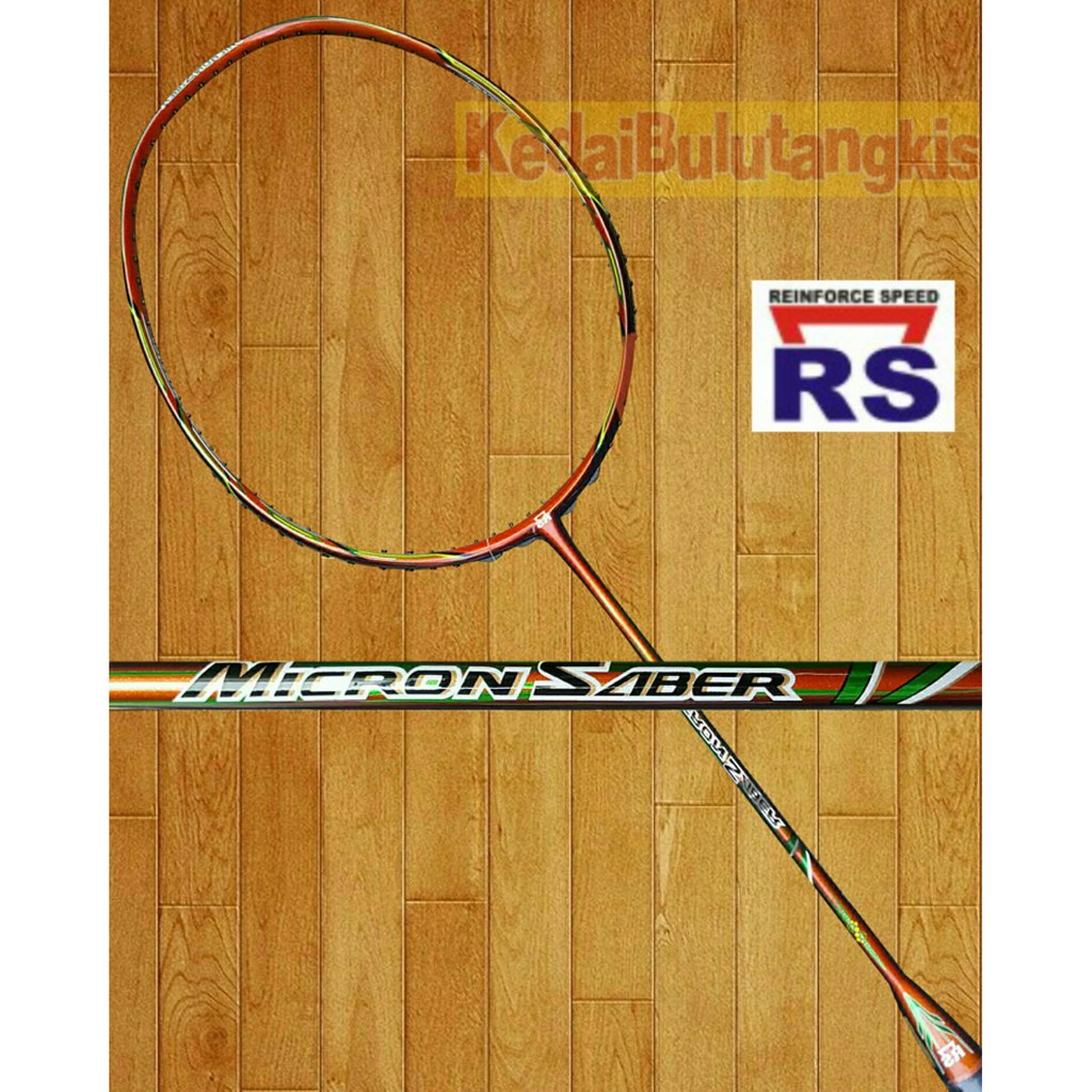 Promo  RAKET RS MICRON SABER 17 ORIGINAL   BONUS LENGKAP