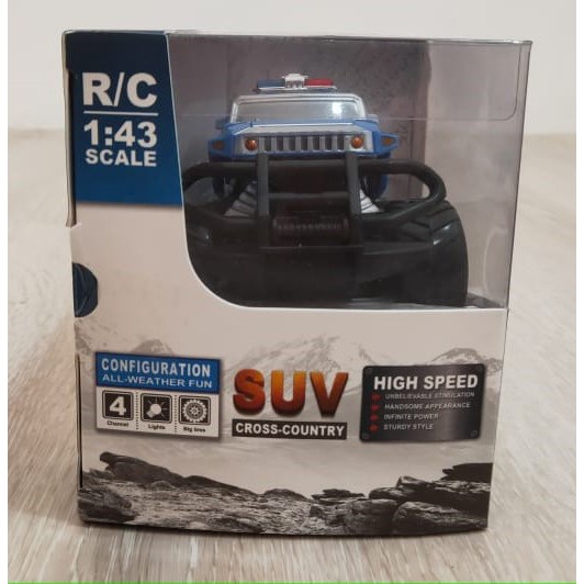 RC Rock Crawler Mobil Remote Kontrol Jeep Off Road Mini Mainan Remote Mobil Polisi
