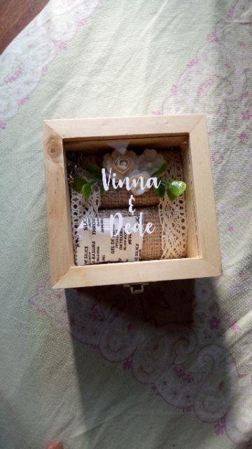 Kotak Cincin Kayu . Kotak Mahar . Ring Bearer . Kotak Cincin Terrarium . Mahar . Seserahan