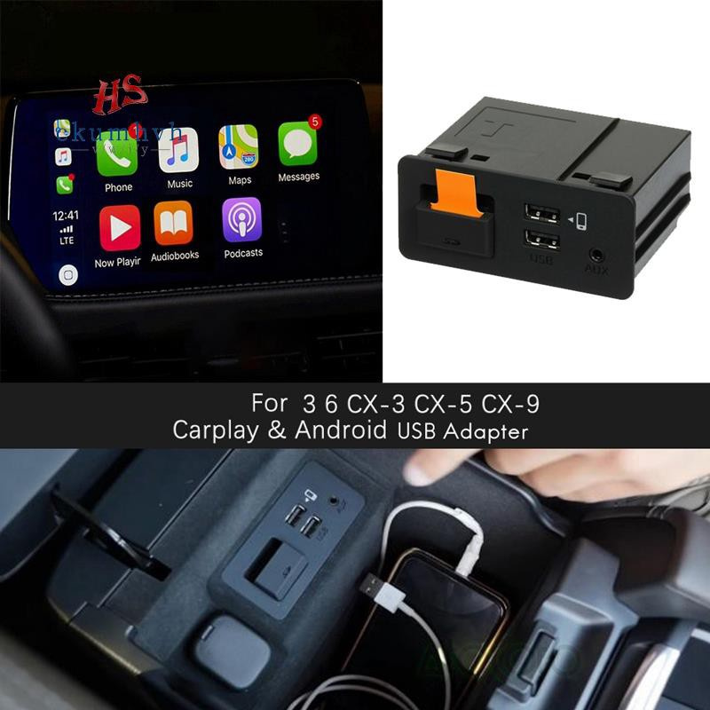 Jual For Apple Carplay Android Auto Usb Aux Adapter Hub Retrofit For Mazda 2 Mazda 3 Mazda 6 Cx-3 Cx-5 Cx-9 Tk78-66-9U0C Indonesia|Shopee Indonesia