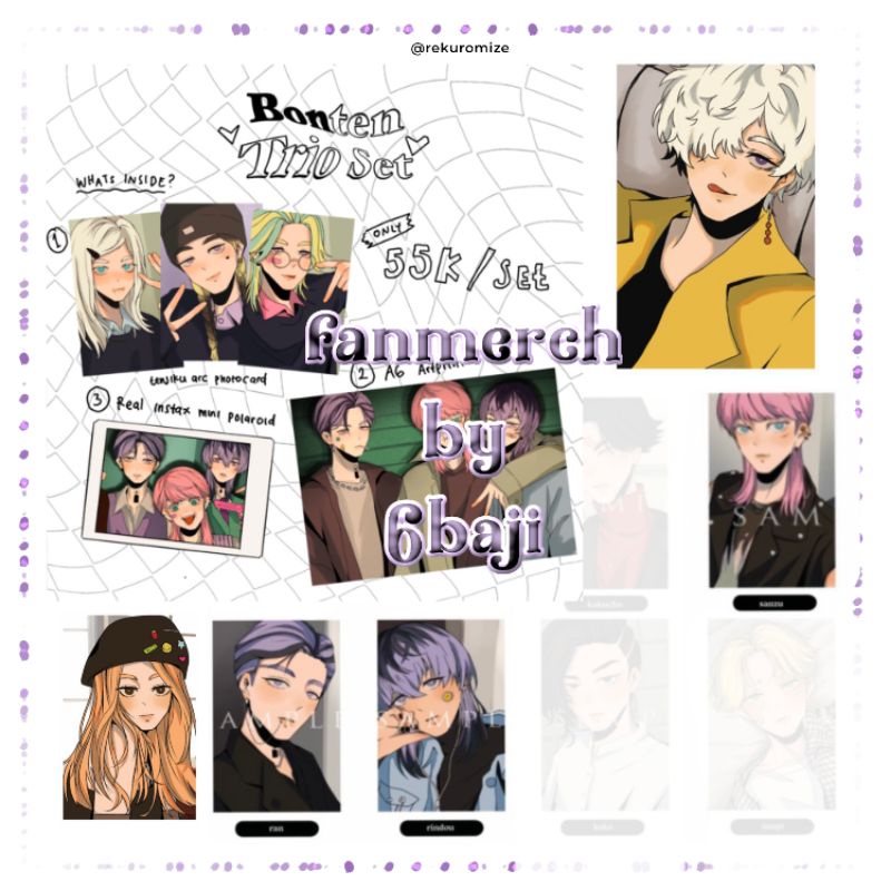 photocard fanmerch by 6baji