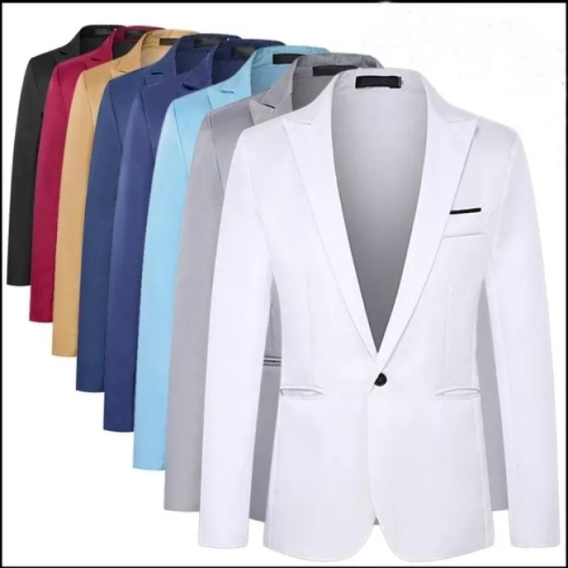JAS PRIA - JAS HITAM POLOS - JAS NIKAH - JAS - WISUDA - JAS FORMAL - BLAZER PRIA
