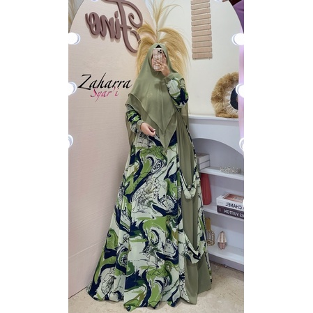 NEW COLLECTION SYAR’I TERBARU ZAHARRA SYAR’i 02 SERUTY BABYDOLL ORIGINAL  BY FAJAR/FINO COLLECTION