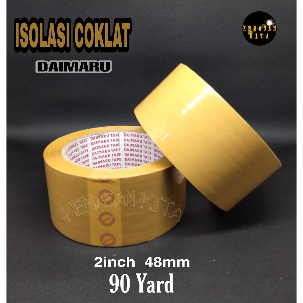 

DAIMARU ISOLASI LAKBAN COKLAT COKELAT 92 YARD SOLASI OPP TAPE