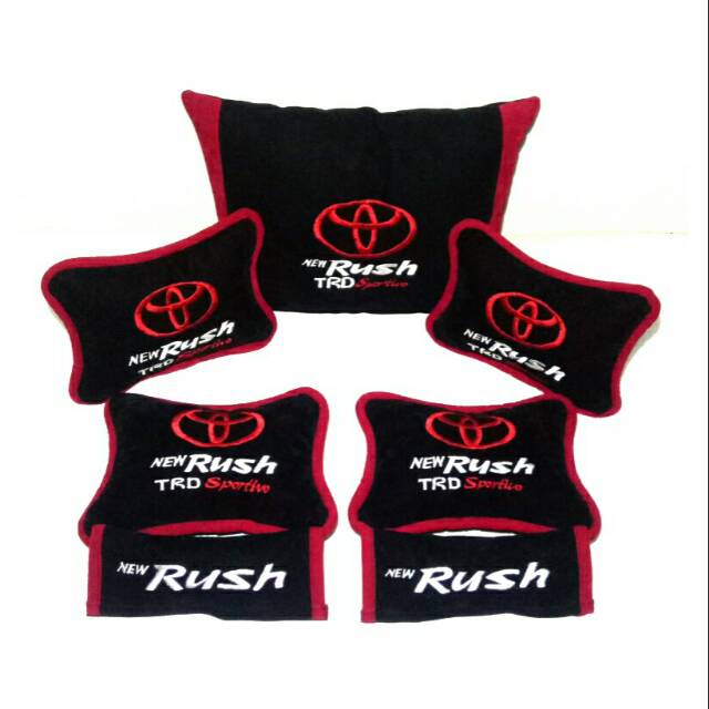 Bantal mobil New Rush Headrest mobil aksesoris mobil Kode 9765
