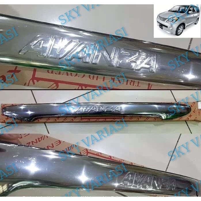 Lis List Pintu Belakang Trunklid Trunk Lid Cover Avanza NEW Lama