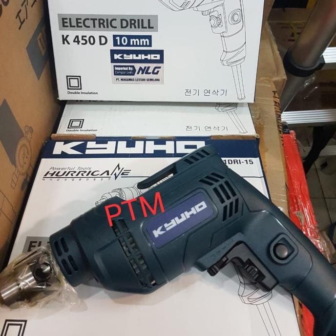 PROMO MESIN BOR TANGAN 10MM KYUHO K450 D / BOR TANGAN KYUHO K 450 D 10 MM