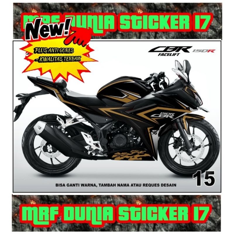 Sticker decal CBR 150R Facelift Full Body dekal CBR 150R Facelift Stiker Decal CBR 150R Facelift Dec