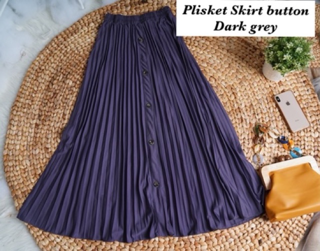 ROK PLISKET KANCING / PLEATED SKIRT