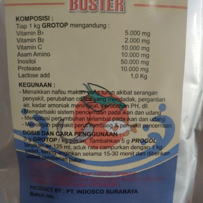 grotop 100gram boster