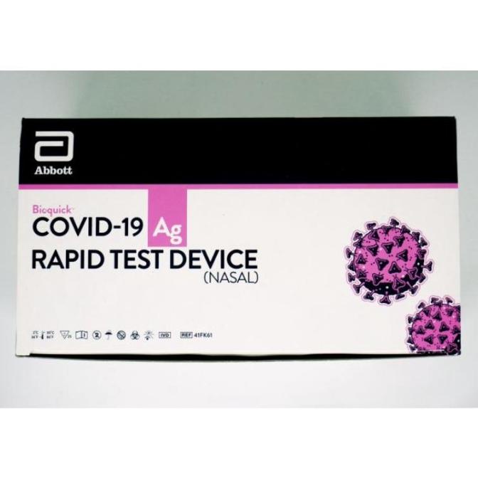 READY STOCK SWAB ABBOTT ANTIGEN BIOQUICK NASAL SDFHG5646