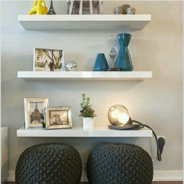 Lebar 20 cm rak dinding gantung minimalis ambalan Shopee Lebar 20 cm rak dinding gantung minimalis ambalan Shopee
