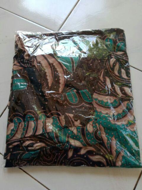 Kemeja Batik Pria Lengan Panjang  Size M L Xl Xxl Bswart Batik  Hrb026