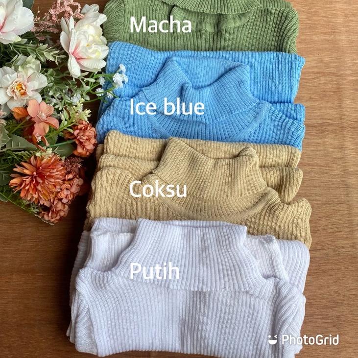 Harga Bersahabat.. TURTLENECK NEW DAISY PANJANG | INER RAJUT WANITA AISHA HIJAB BAJU DALAMAN TURTLEN