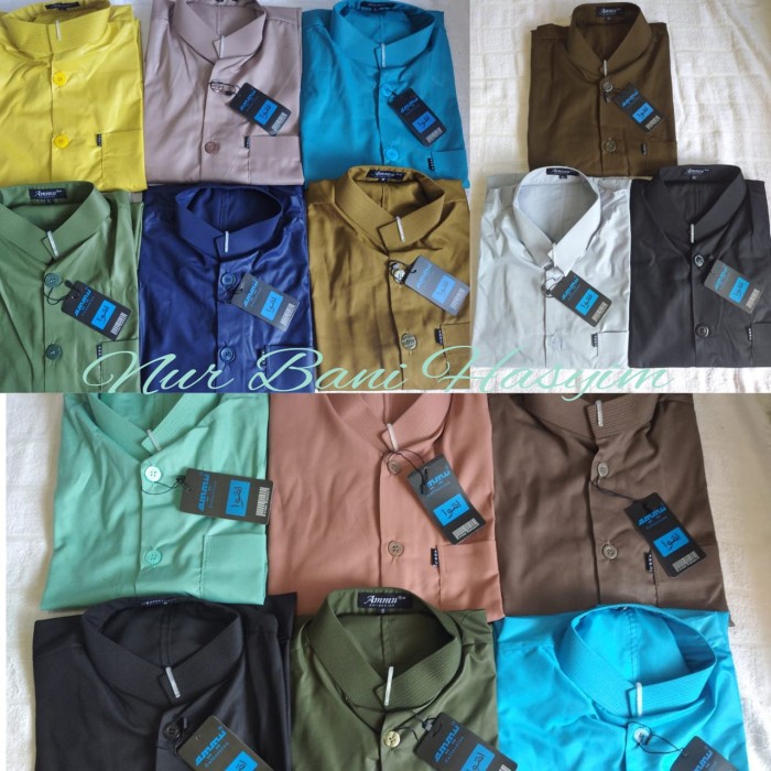 Baju Koko Ammu Baju Koko Original asli 100%

Ukuran : 
S : 
LB (lebar bahu) 45.5 cm
LD (lebar dada) 