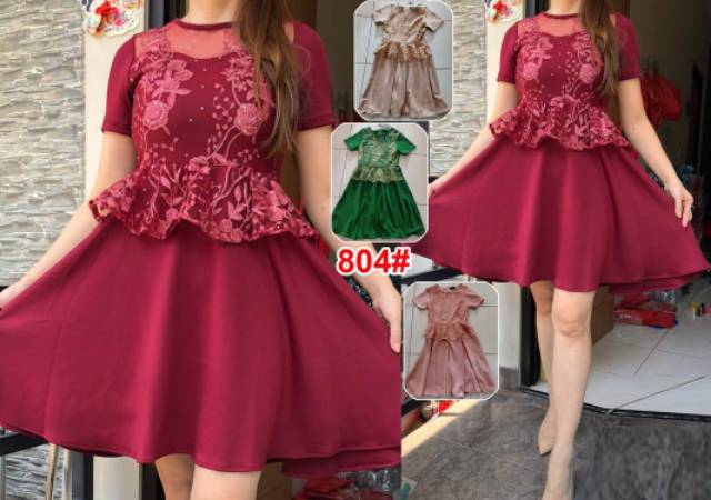 804# dress fashion import pesta